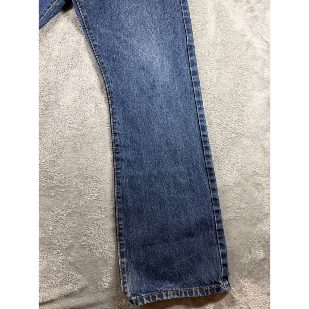 Vtg Levis 517 Boot Cut Jeans Mens 36x32 Blue Denim Red Tab